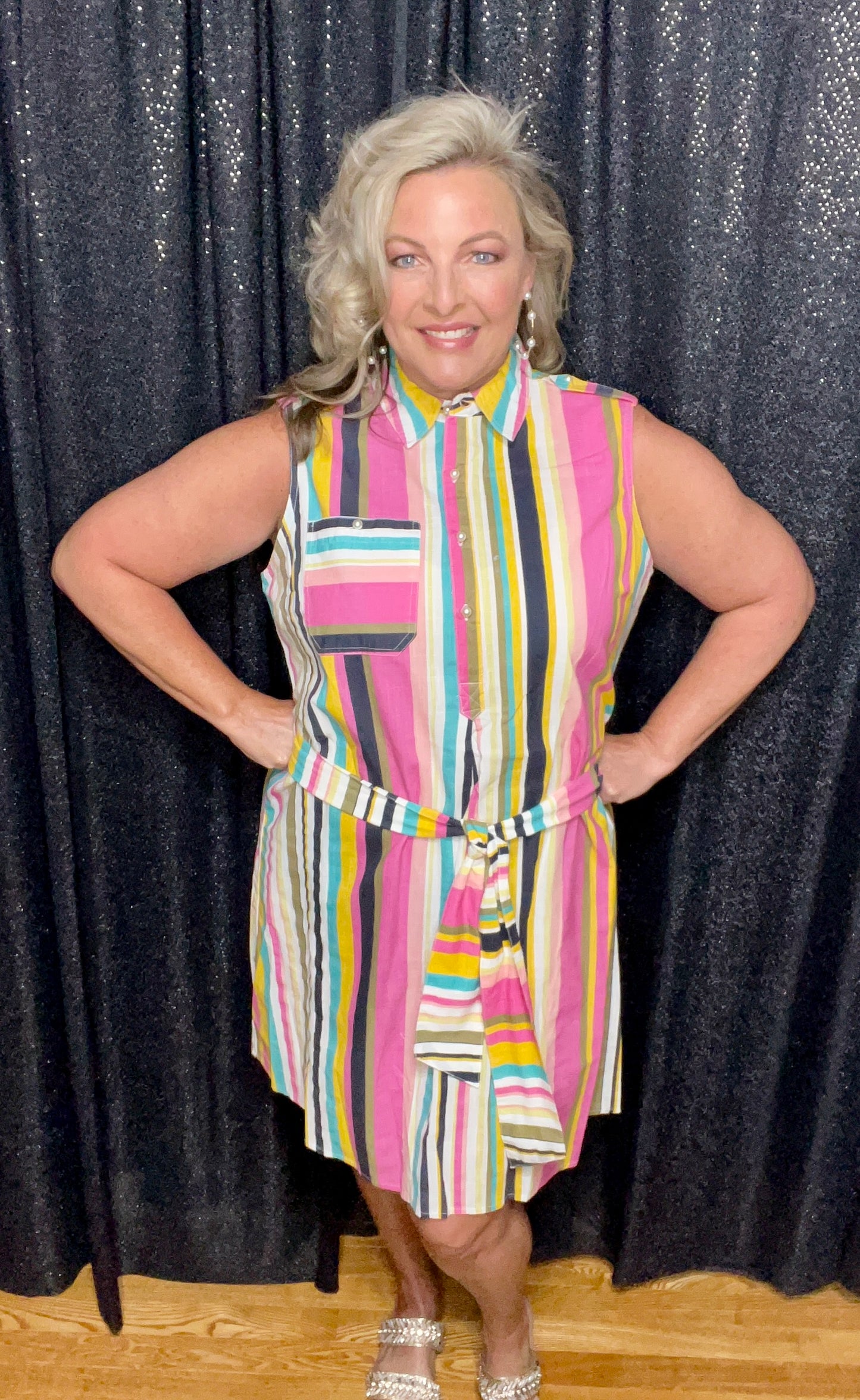 Summer In Stripes Dress (IN STOCK)