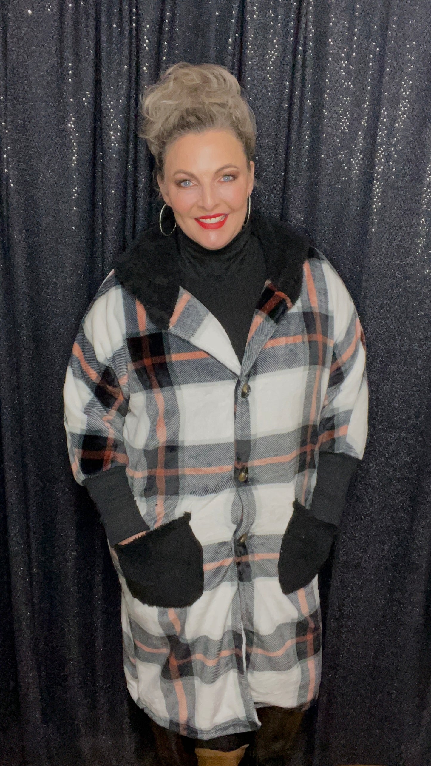 Plush, Plaid, and Perfect Jacket (IN STOCK)