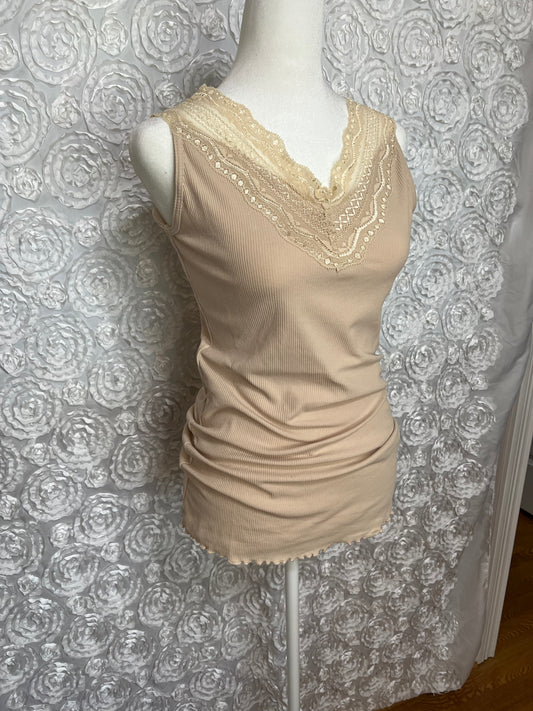 Easy To Layer Tank Tan (IN STOCK)