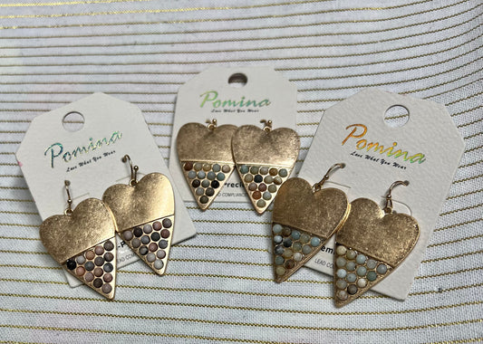 Shape Of My Heart Earrings (IN STOCK)