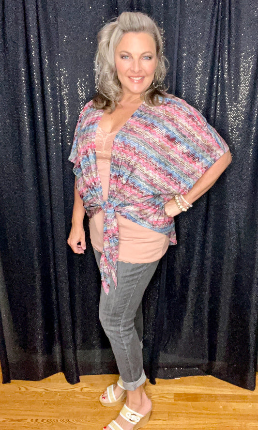 Mad About Multi-Colored Wrap (IN STOCK)