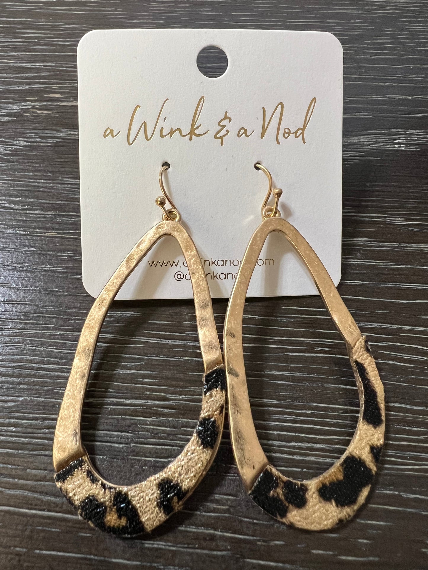 Ooh La La In Leopard Earrings (IN STOCK)