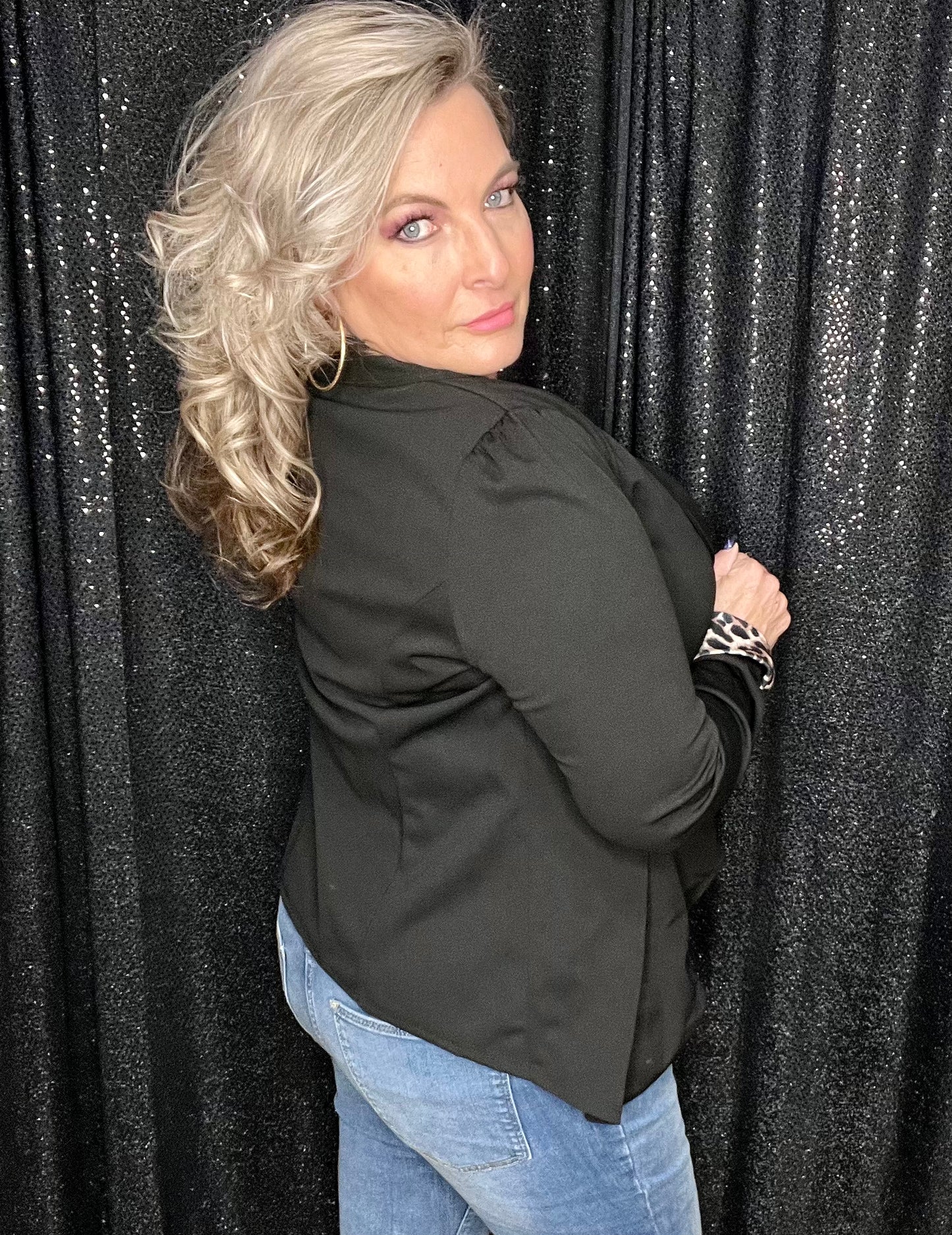 Meow and Marvelous Black Blazer (IN STOCK)