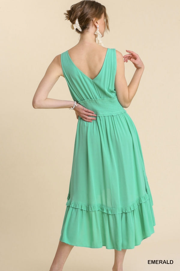 Green With Envy Hi-Low Sundress (IN STOCK)